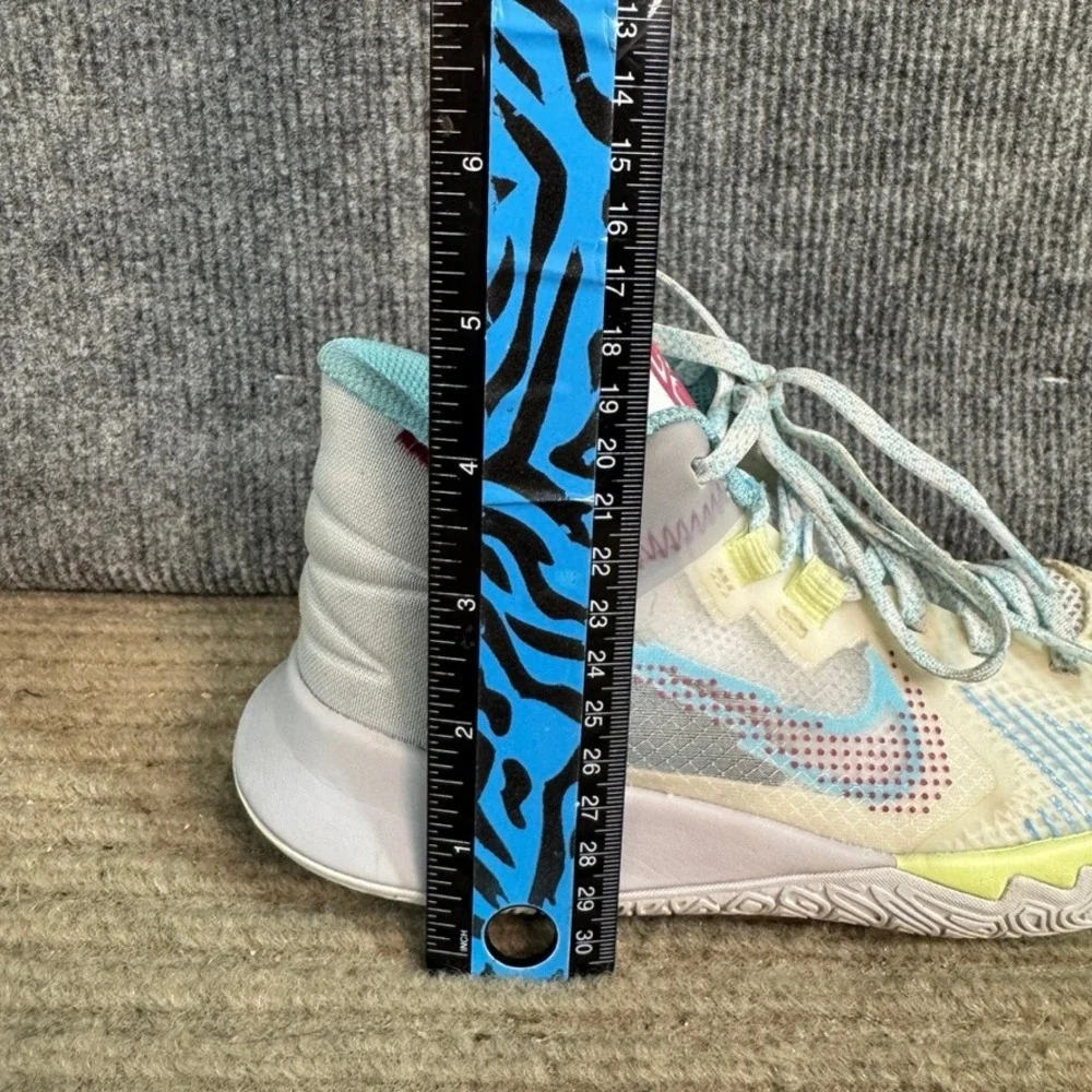 Nike Kyrie Flytrap 4 Basketball Shoes White Blue Citron Women 5
